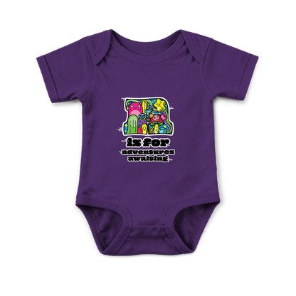 A is for Adventures Awaiting on Infant Baby Rib Bodysuit