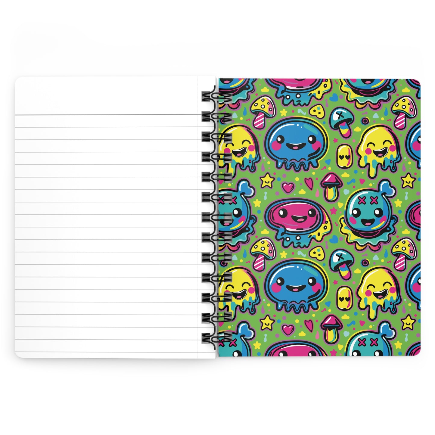 Fifth Hour of Mischief Fizzbrewed Oozeling Scrawls on Spiral Bound Journal