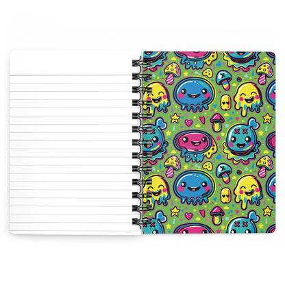 Fifth Hour of Mischief Fizzbrewed Oozeling Scrawls on Spiral Bound Journal