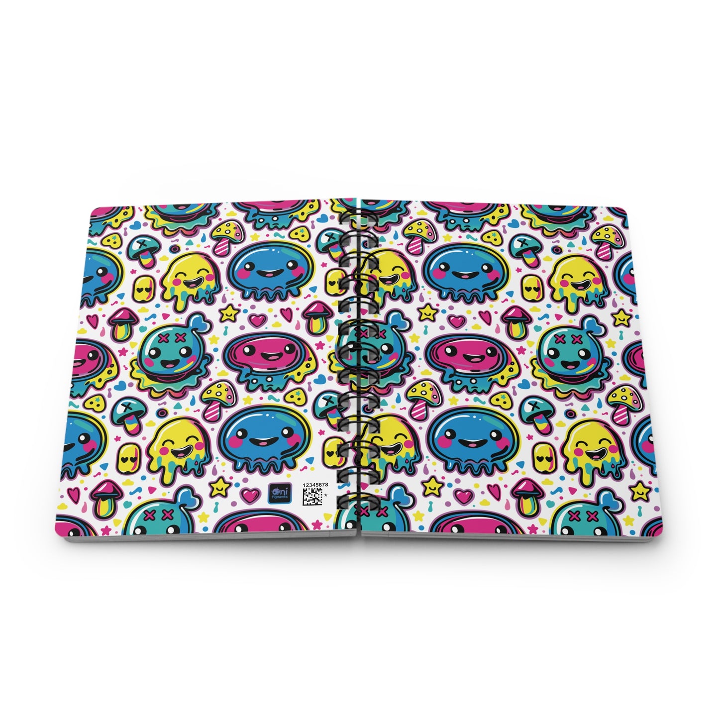 Tenth Hour of Mischief Sugarpuff Oozeling Scrawls on Spiral Bound Journal