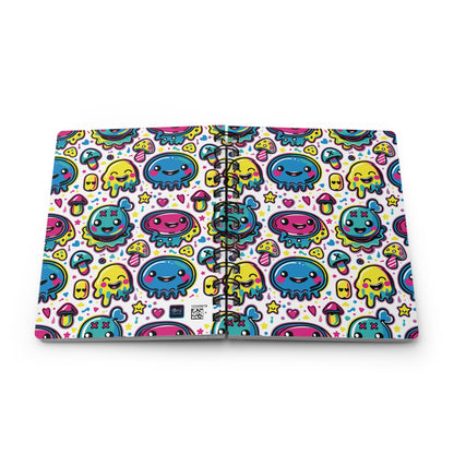 Tenth Hour of Mischief Sugarpuff Oozeling Scrawls on Spiral Bound Journal