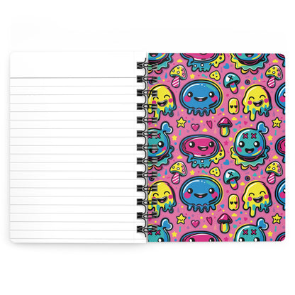 Sixth Hour of Mischief Curdleberry Oozeling Scrawls on Spiral Bound Journal