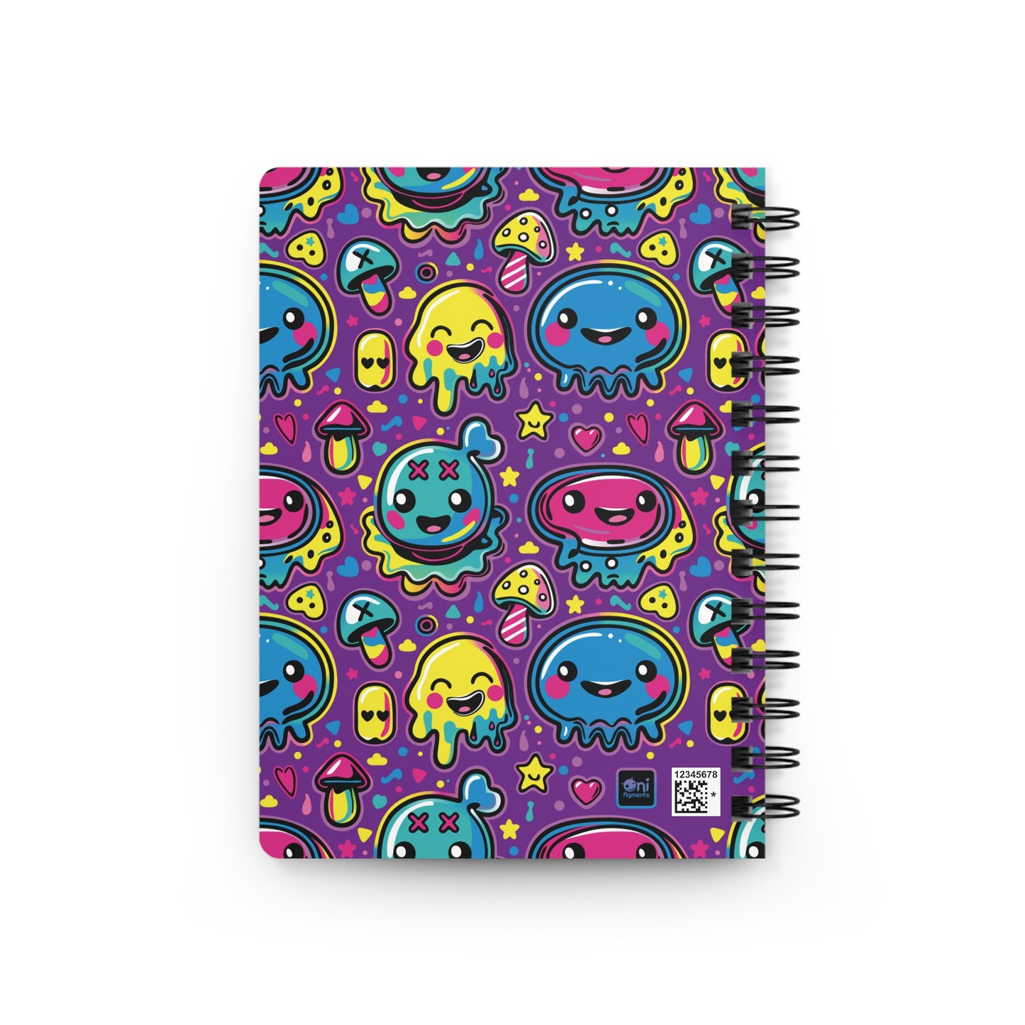 Second of Mischief Jamwobble Oozeling Scrawls on Spiral Bound Journal