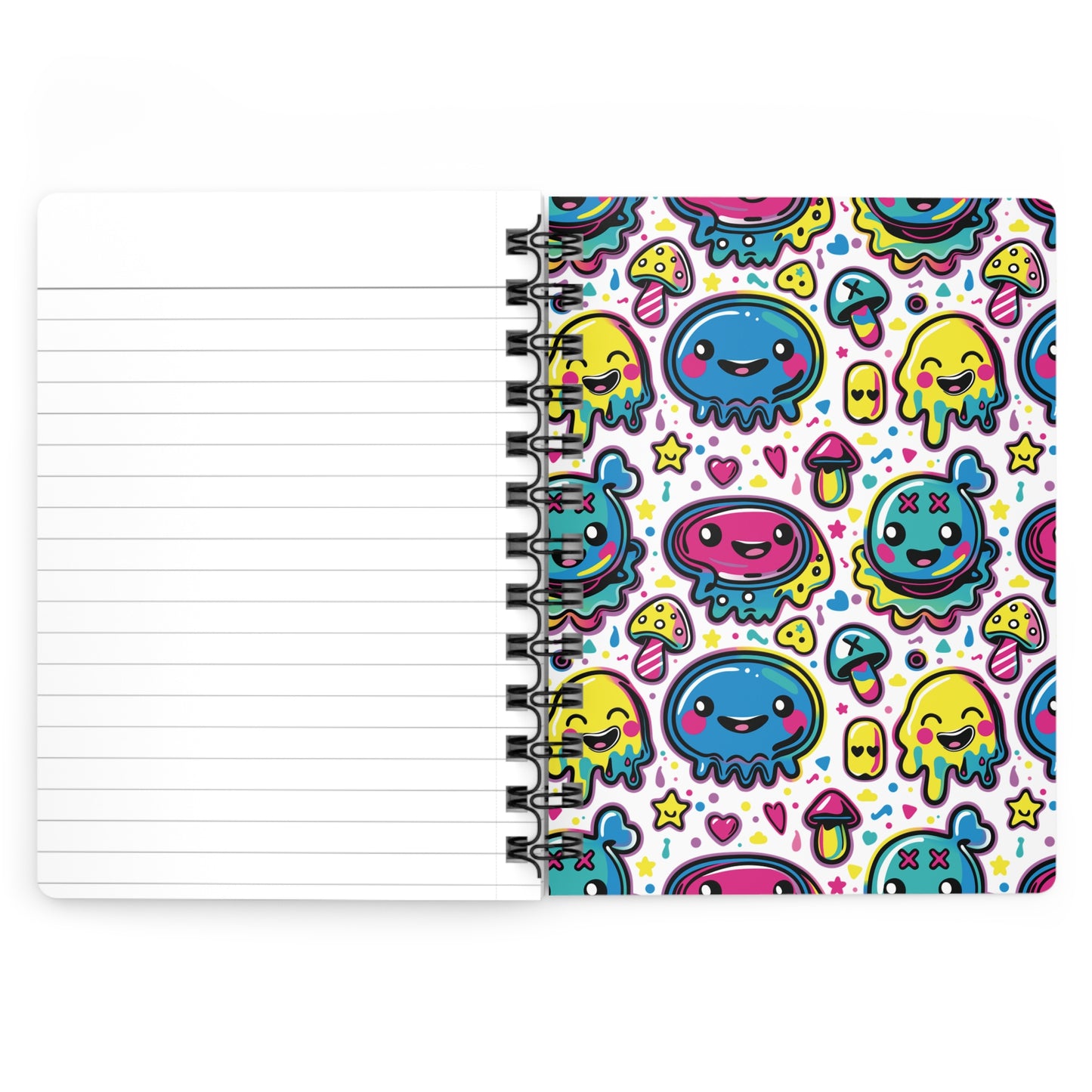 Tenth Hour of Mischief Sugarpuff Oozeling Scrawls on Spiral Bound Journal