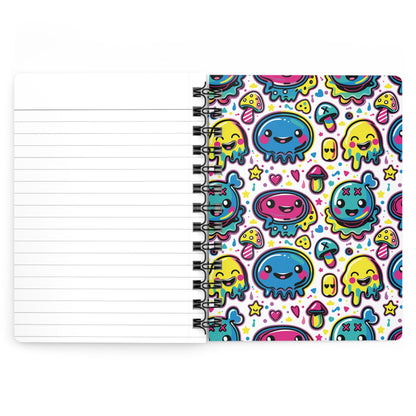 Tenth Hour of Mischief Sugarpuff Oozeling Scrawls on Spiral Bound Journal