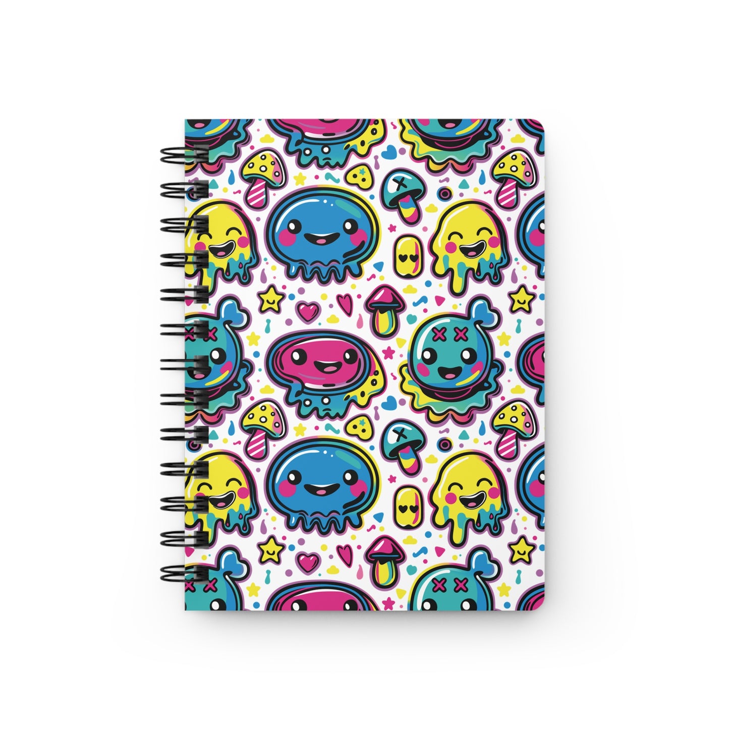 Tenth Hour of Mischief Sugarpuff Oozeling Scrawls on Spiral Bound Journal