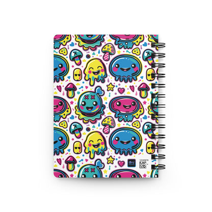 Tenth Hour of Mischief Sugarpuff Oozeling Scrawls on Spiral Bound Journal