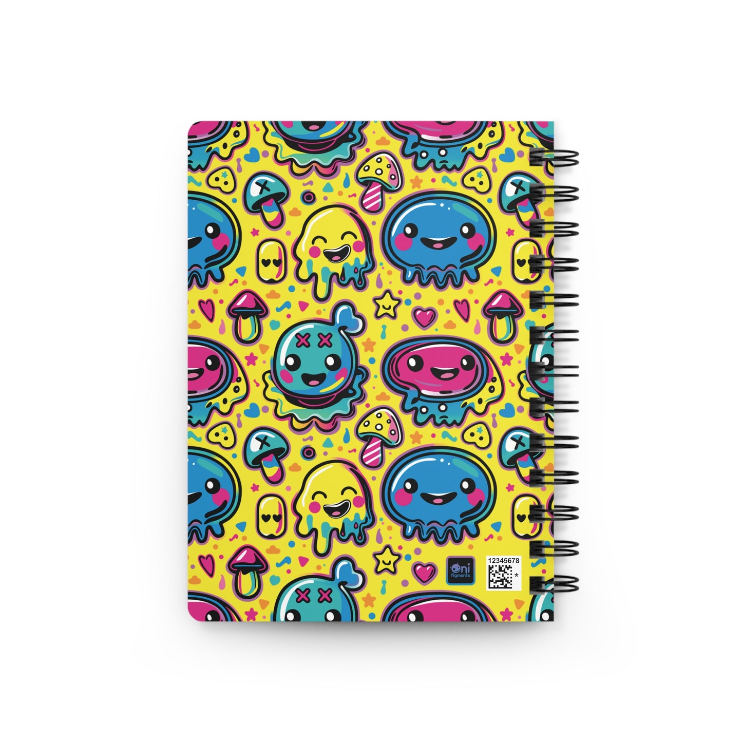 Ninth Hour of Mischief Sourcrack Oozeling Scrawls on Spiral Bound Journal